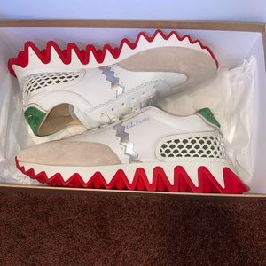 Loubishark flat red bottoms